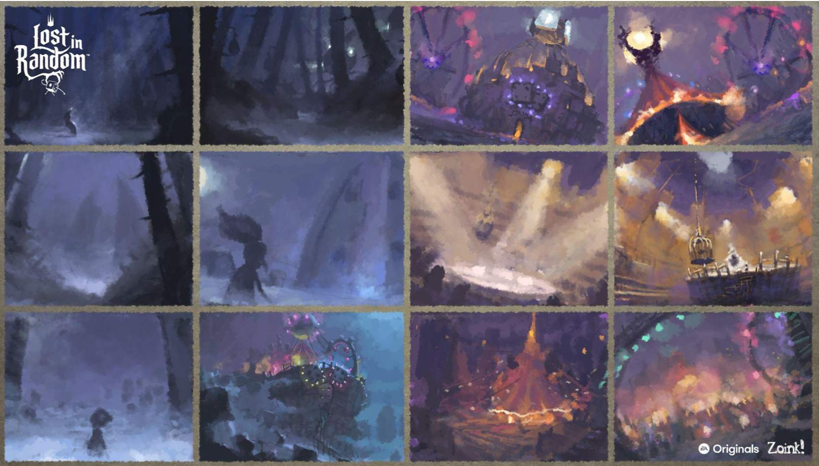 Lost in Random: stile artistico unico dai disegni scuri ai modelli in argilla della vita reale